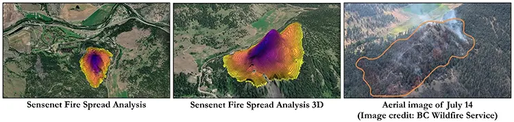 Figure 16. Sensenet Fire Spread Analysis in Princeton, 2025