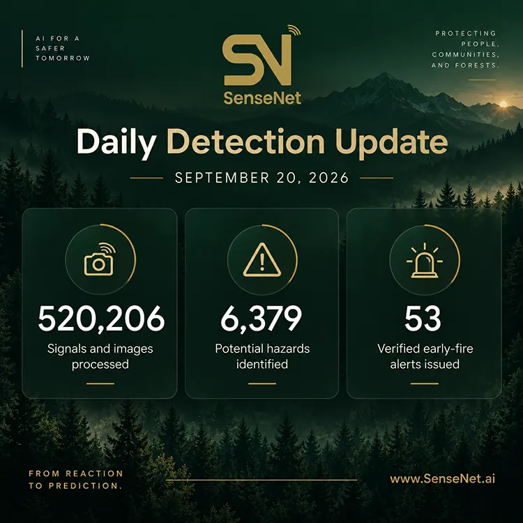 Wildfire Detection Daily Update