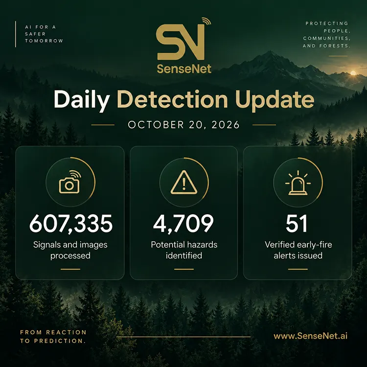 wildfire detection daily update